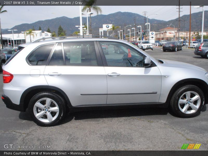 Titanium Silver Metallic / Gray 2007 BMW X5 3.0si