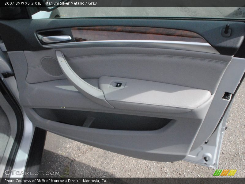 Titanium Silver Metallic / Gray 2007 BMW X5 3.0si