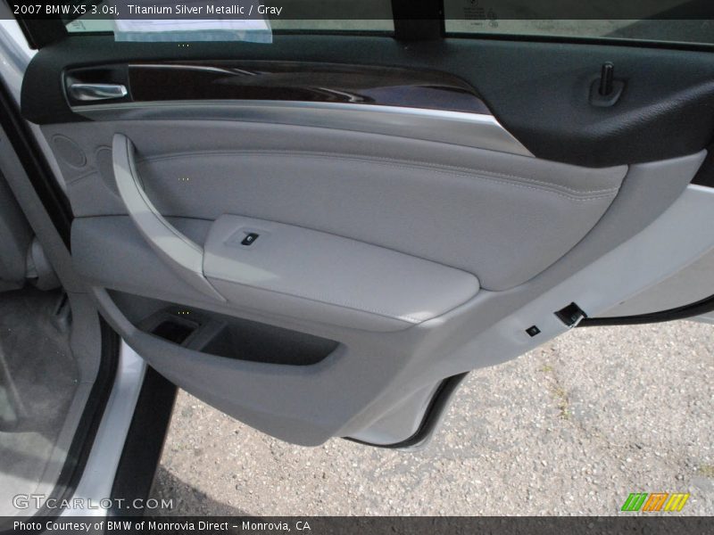 Titanium Silver Metallic / Gray 2007 BMW X5 3.0si