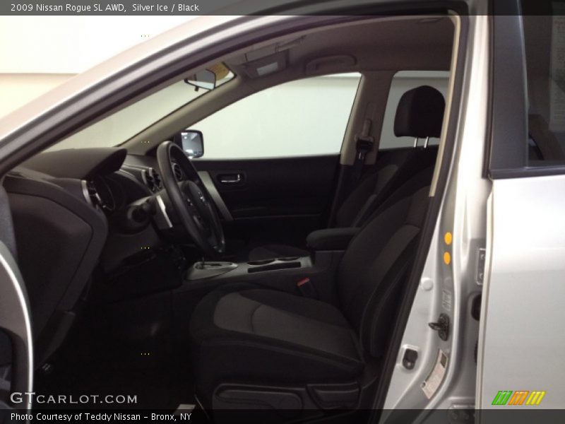 Silver Ice / Black 2009 Nissan Rogue SL AWD