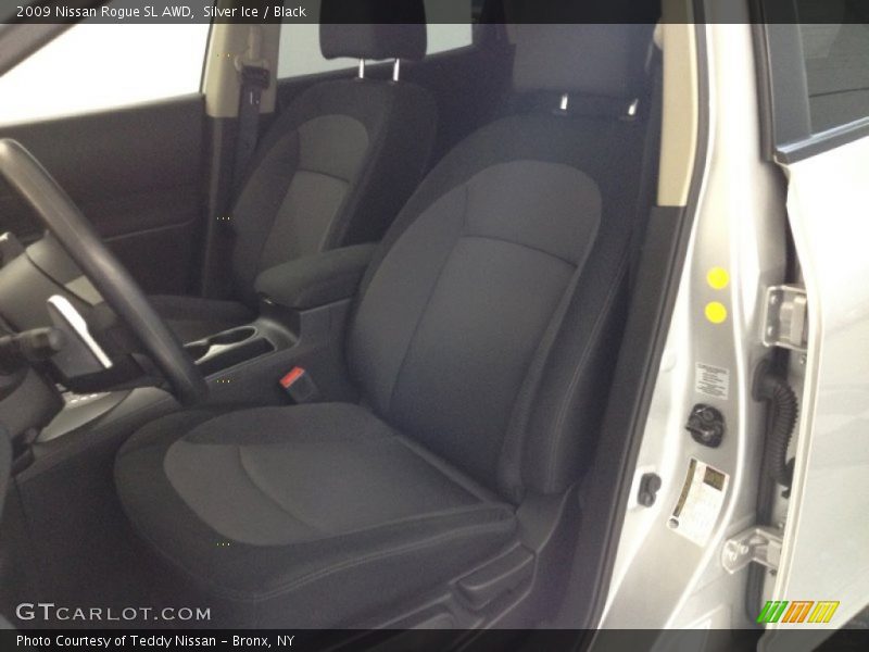 Silver Ice / Black 2009 Nissan Rogue SL AWD