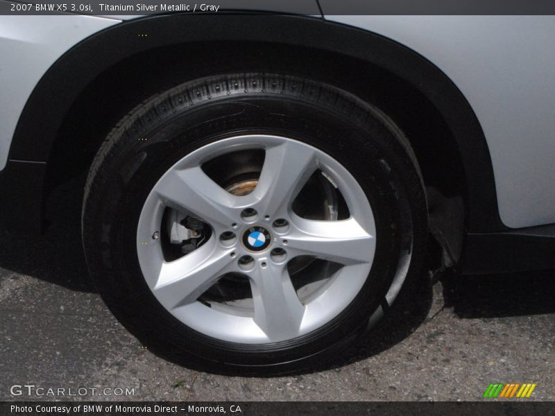 Titanium Silver Metallic / Gray 2007 BMW X5 3.0si