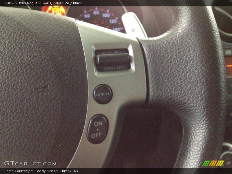 Silver Ice / Black 2009 Nissan Rogue SL AWD