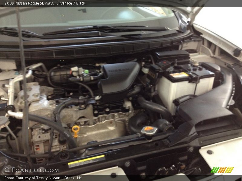 Silver Ice / Black 2009 Nissan Rogue SL AWD