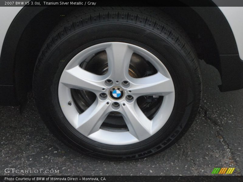 Titanium Silver Metallic / Gray 2007 BMW X5 3.0si