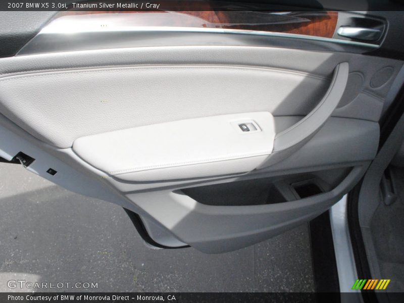 Titanium Silver Metallic / Gray 2007 BMW X5 3.0si