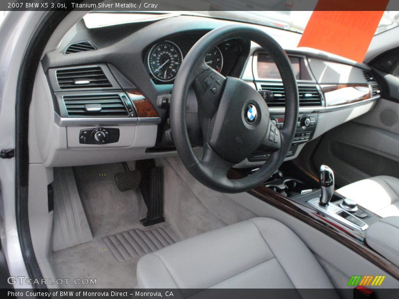 Titanium Silver Metallic / Gray 2007 BMW X5 3.0si