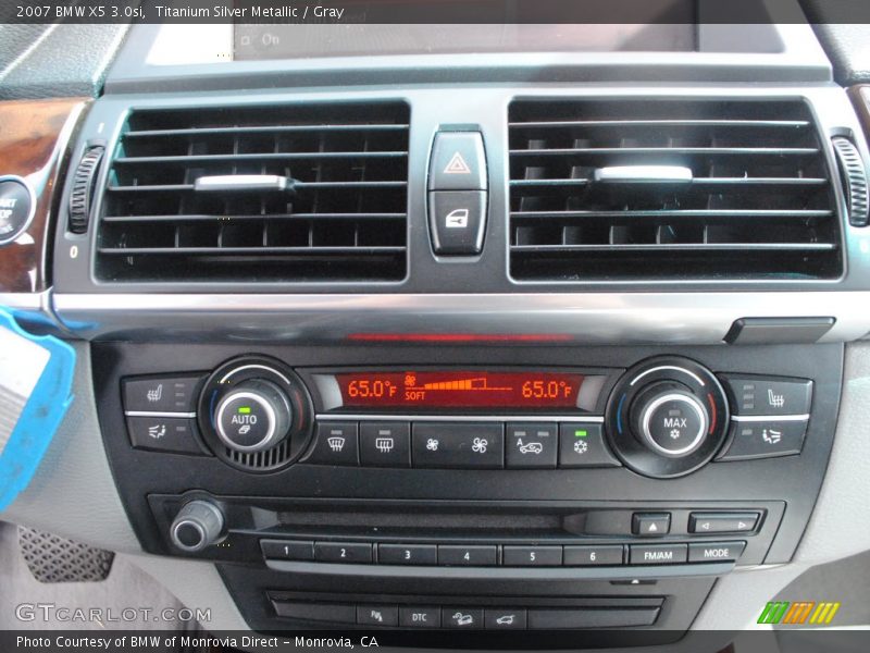Titanium Silver Metallic / Gray 2007 BMW X5 3.0si