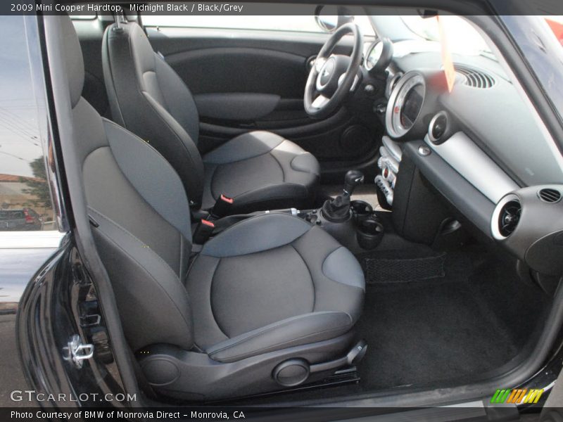 Midnight Black / Black/Grey 2009 Mini Cooper Hardtop