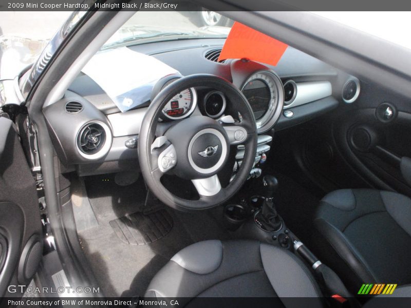 Midnight Black / Black/Grey 2009 Mini Cooper Hardtop