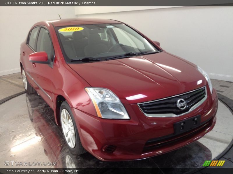 Red Brick Metallic / Charcoal 2010 Nissan Sentra 2.0