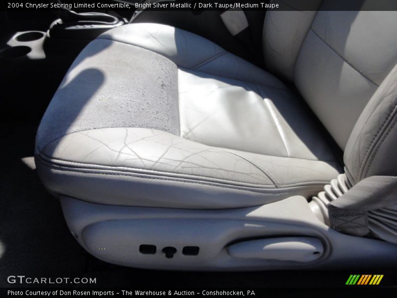 Bright Silver Metallic / Dark Taupe/Medium Taupe 2004 Chrysler Sebring Limited Convertible