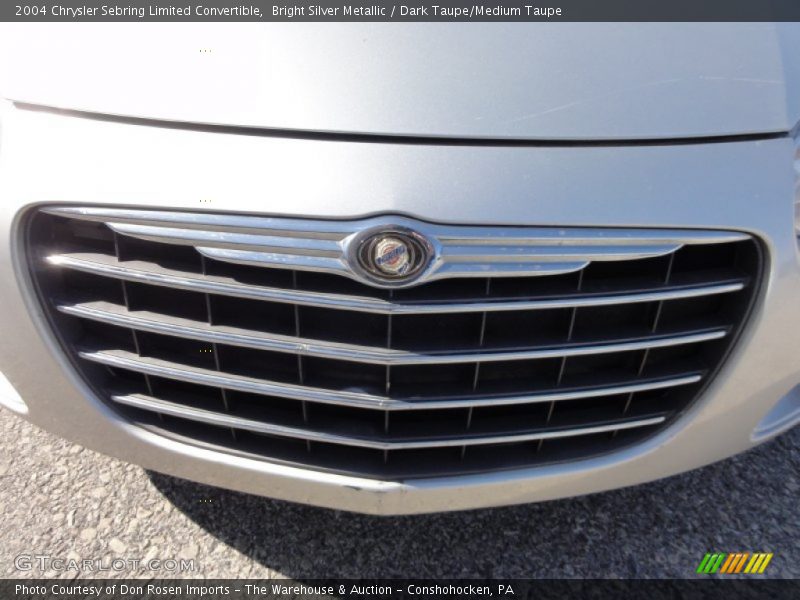 Bright Silver Metallic / Dark Taupe/Medium Taupe 2004 Chrysler Sebring Limited Convertible