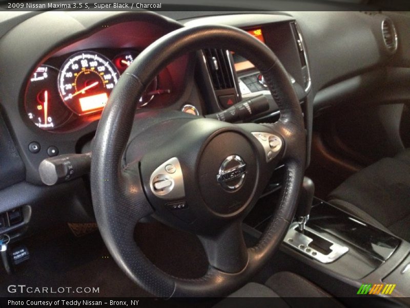 Super Black / Charcoal 2009 Nissan Maxima 3.5 S