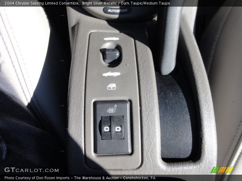 Bright Silver Metallic / Dark Taupe/Medium Taupe 2004 Chrysler Sebring Limited Convertible