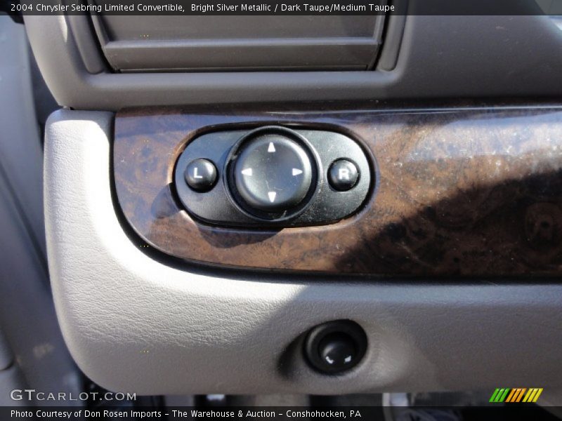 Bright Silver Metallic / Dark Taupe/Medium Taupe 2004 Chrysler Sebring Limited Convertible