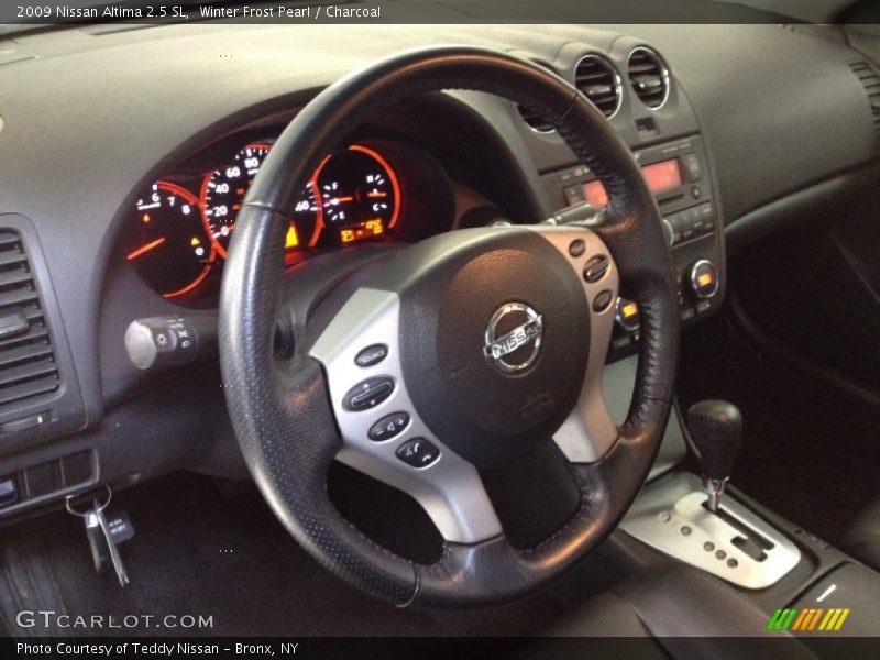 Winter Frost Pearl / Charcoal 2009 Nissan Altima 2.5 SL