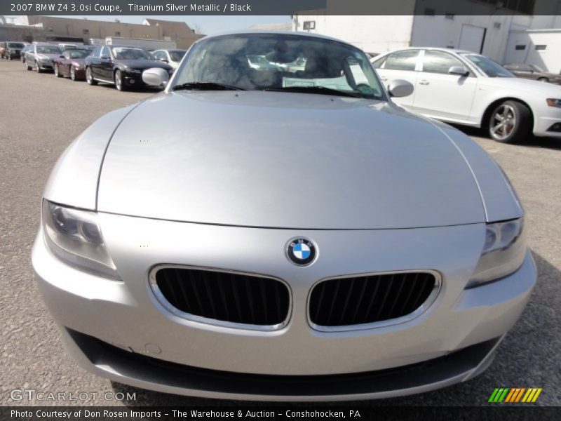 Titanium Silver Metallic / Black 2007 BMW Z4 3.0si Coupe