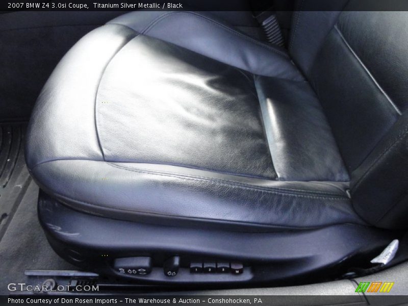 Titanium Silver Metallic / Black 2007 BMW Z4 3.0si Coupe