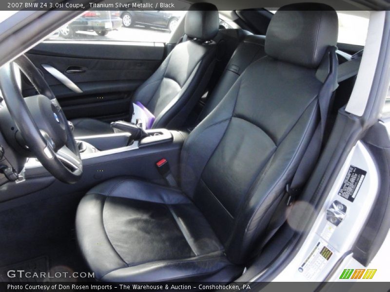 Front Seat of 2007 Z4 3.0si Coupe