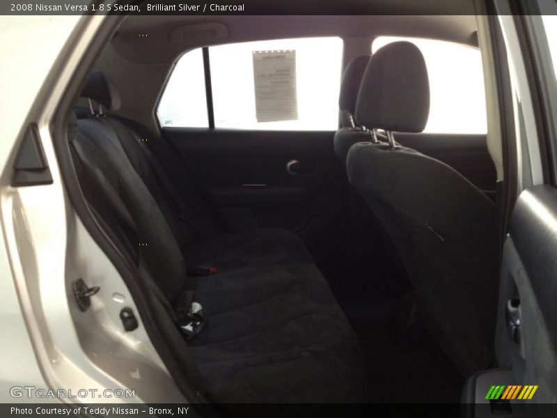 Brilliant Silver / Charcoal 2008 Nissan Versa 1.8 S Sedan