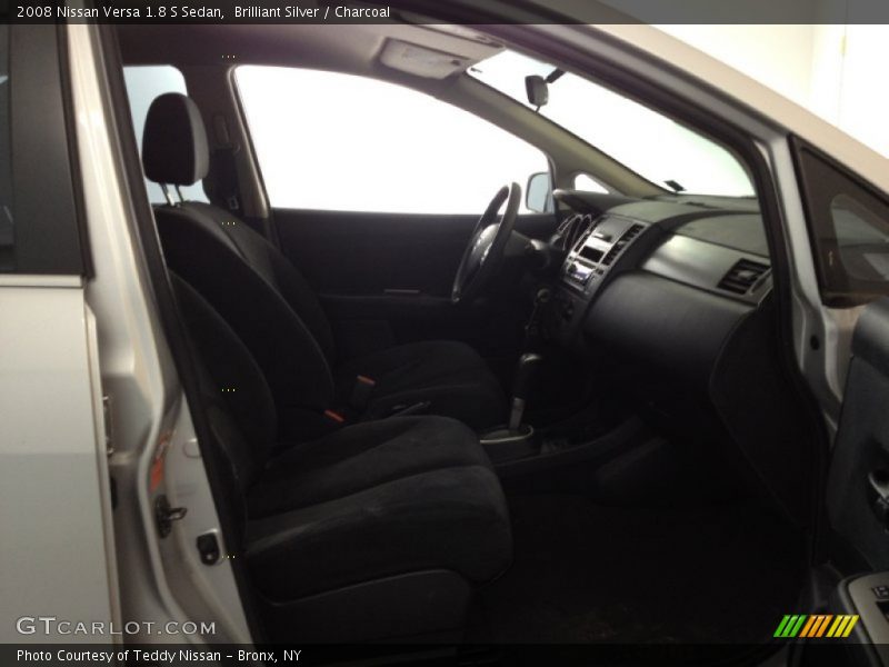 Brilliant Silver / Charcoal 2008 Nissan Versa 1.8 S Sedan