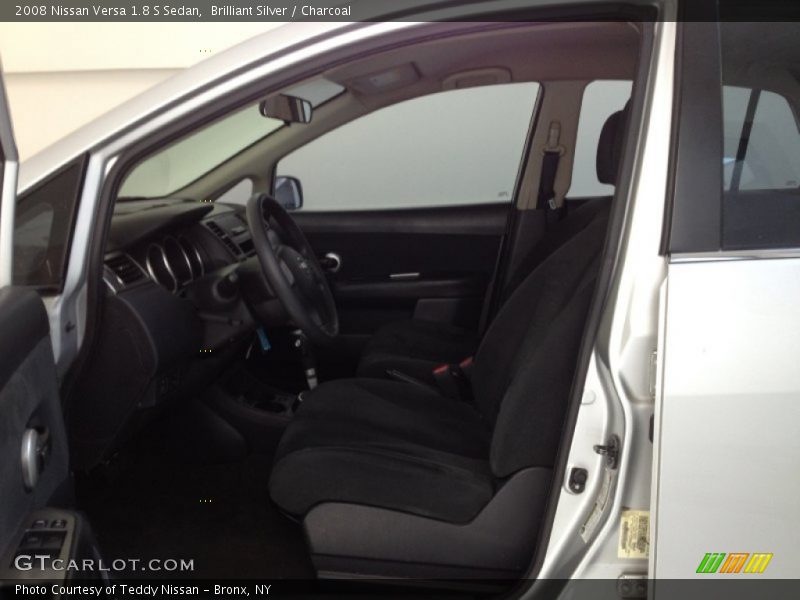 Brilliant Silver / Charcoal 2008 Nissan Versa 1.8 S Sedan