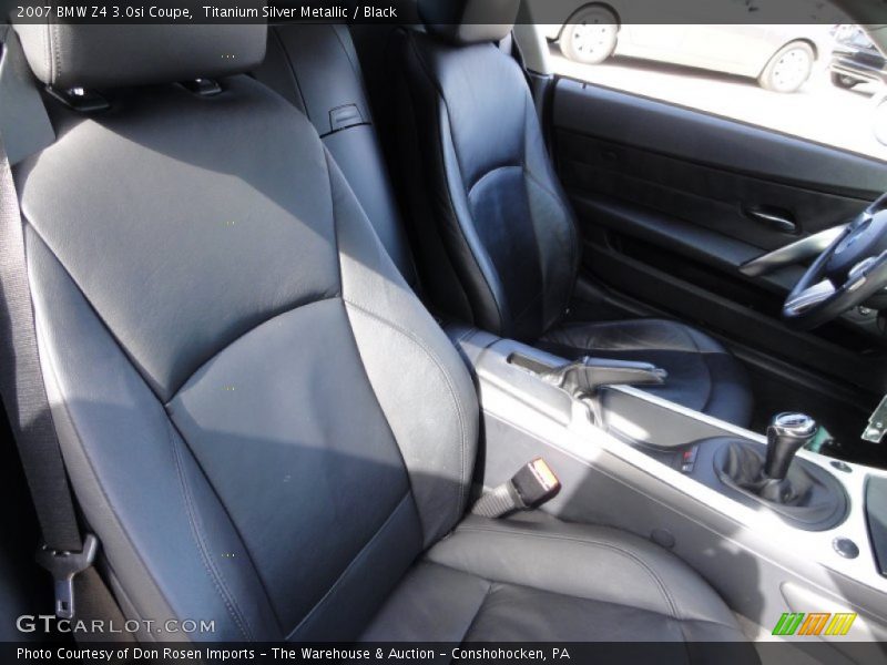 Titanium Silver Metallic / Black 2007 BMW Z4 3.0si Coupe