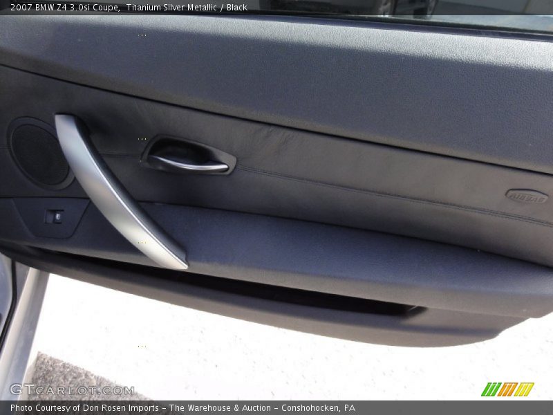 Titanium Silver Metallic / Black 2007 BMW Z4 3.0si Coupe