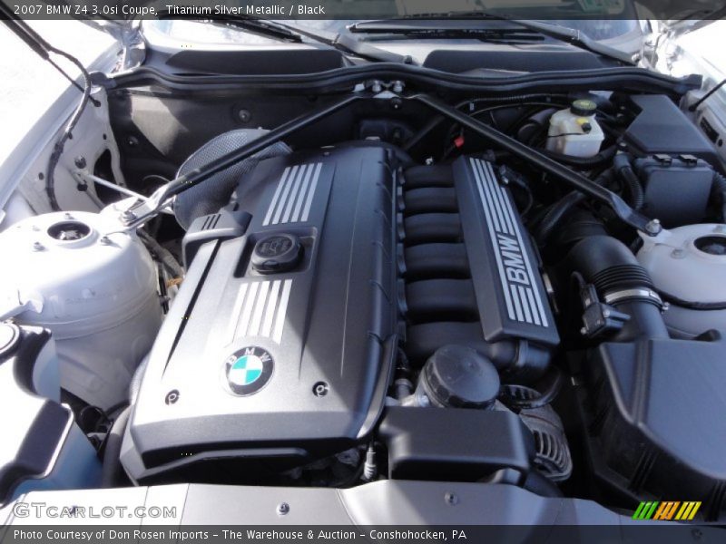 Titanium Silver Metallic / Black 2007 BMW Z4 3.0si Coupe