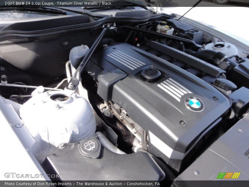 Titanium Silver Metallic / Black 2007 BMW Z4 3.0si Coupe