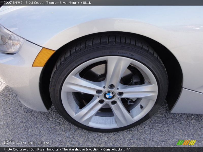 Titanium Silver Metallic / Black 2007 BMW Z4 3.0si Coupe