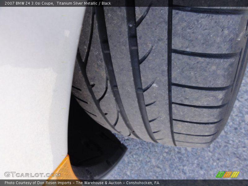 Titanium Silver Metallic / Black 2007 BMW Z4 3.0si Coupe
