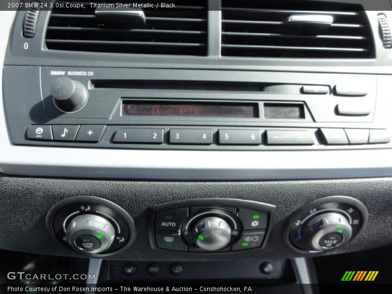 Titanium Silver Metallic / Black 2007 BMW Z4 3.0si Coupe