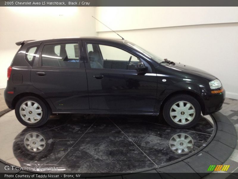 Black / Gray 2005 Chevrolet Aveo LS Hatchback