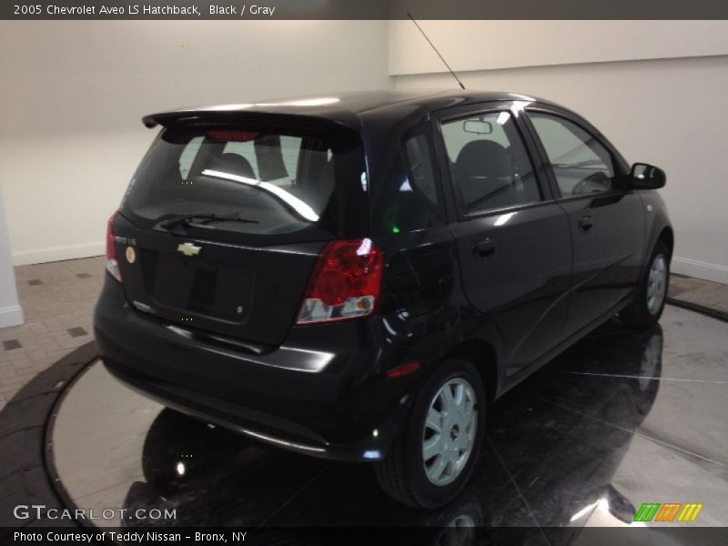 Black / Gray 2005 Chevrolet Aveo LS Hatchback