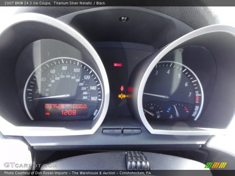 Titanium Silver Metallic / Black 2007 BMW Z4 3.0si Coupe