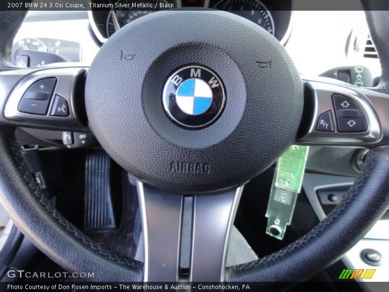 Titanium Silver Metallic / Black 2007 BMW Z4 3.0si Coupe