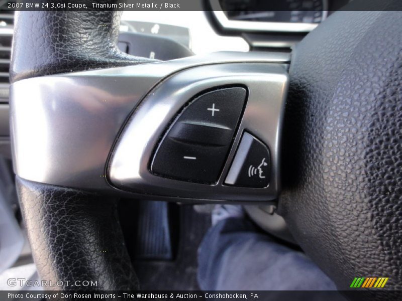 Titanium Silver Metallic / Black 2007 BMW Z4 3.0si Coupe