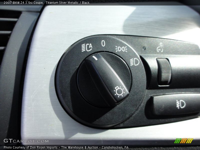 Titanium Silver Metallic / Black 2007 BMW Z4 3.0si Coupe