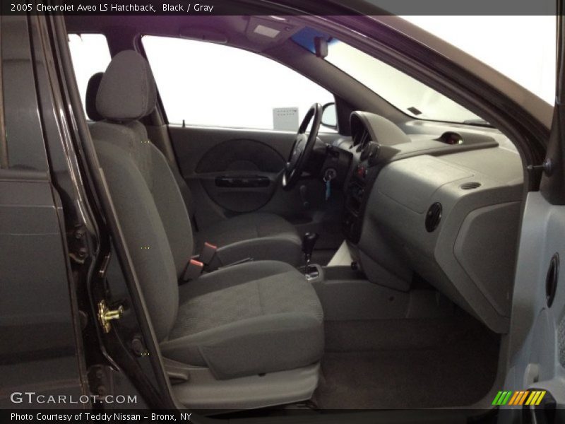 Black / Gray 2005 Chevrolet Aveo LS Hatchback
