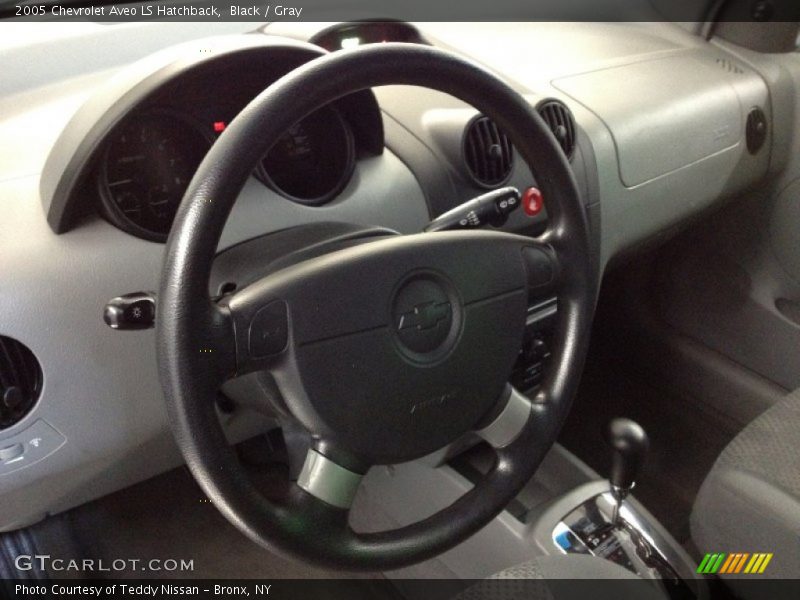 Black / Gray 2005 Chevrolet Aveo LS Hatchback