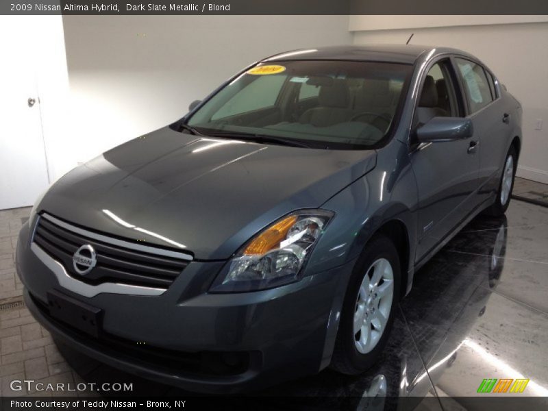Dark Slate Metallic / Blond 2009 Nissan Altima Hybrid