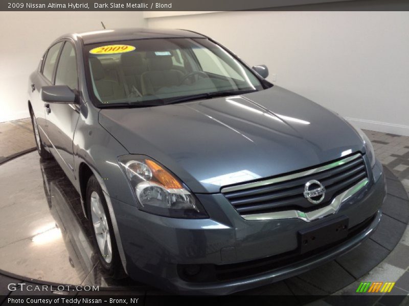 Dark Slate Metallic / Blond 2009 Nissan Altima Hybrid