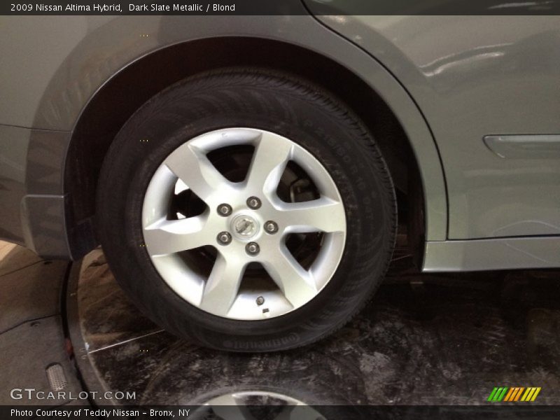 Dark Slate Metallic / Blond 2009 Nissan Altima Hybrid