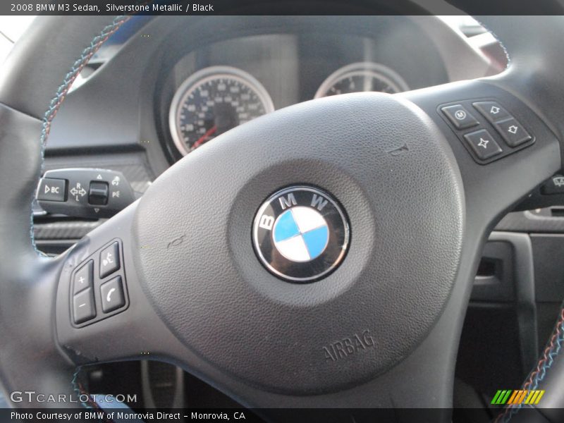 Silverstone Metallic / Black 2008 BMW M3 Sedan