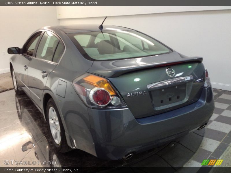 Dark Slate Metallic / Blond 2009 Nissan Altima Hybrid