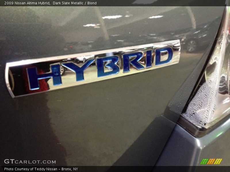Dark Slate Metallic / Blond 2009 Nissan Altima Hybrid