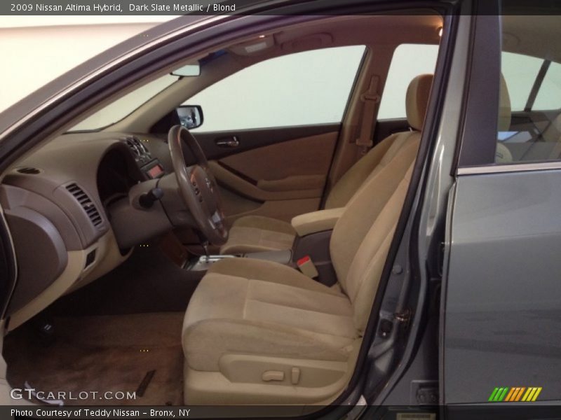 Dark Slate Metallic / Blond 2009 Nissan Altima Hybrid