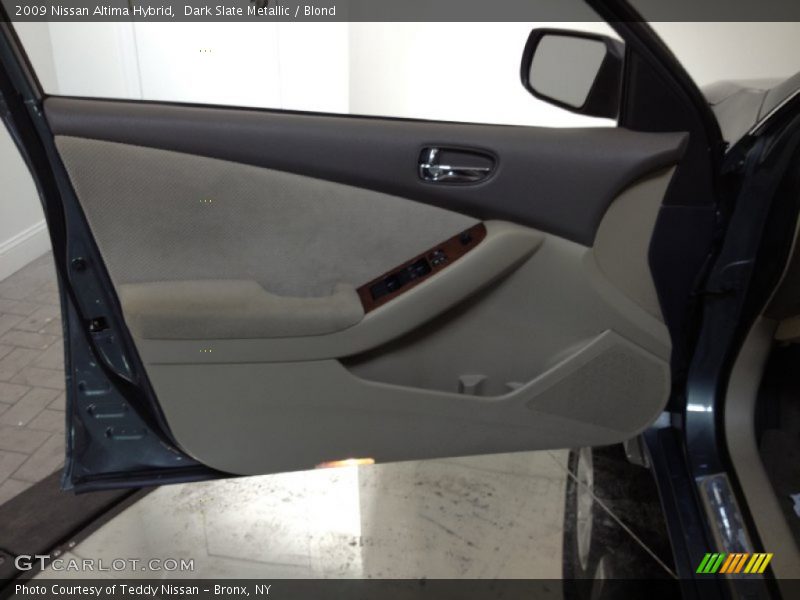 Dark Slate Metallic / Blond 2009 Nissan Altima Hybrid